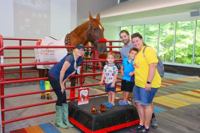 Hank the Horse Visits the Louisville Free Public Library